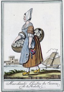 Oyster Merchant from the Environs of La Rochelle (Charente Maritime) - in 