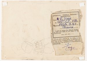 Submission to a Newspaper Competition Editor, 1917 by L. Hogg