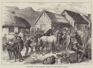 The Tourist in High Latitudes, starting for the Geysirs in Iceland by L. Huard