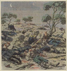 After a bayonet fight