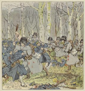 Bold attack by Lieutenant Demidovitch
