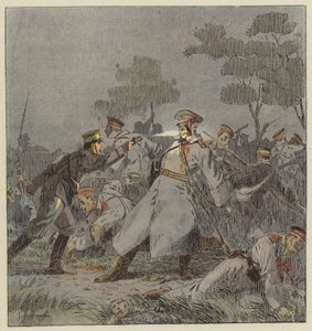 Night combat at Mo-Tien-Ling