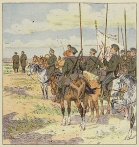 General Kuropatkin inspects the main positions by L. Malespine