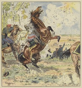 Death of General Keller by L. Malespine