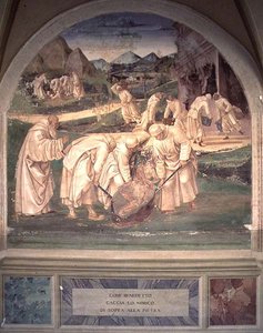 The Life of St. Benedict (detail)