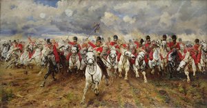 Scotland For Ever! 1881 by Lady Butler