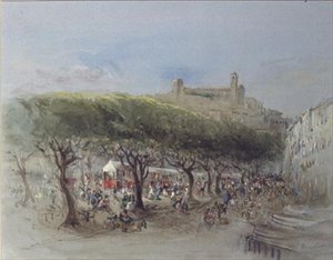 The Market, Cannes by Lady Honoria Cadogan
