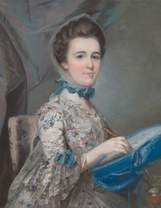 Self-portrait by Lady Mary Lowther