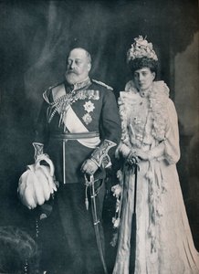 King Edward VII with Queen Alexandra