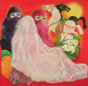 Desert Bride by Laila (Contemporary Artist) Shawa