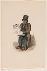 Newspaper Seller by Laireille