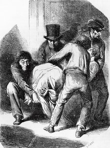 Illustration for Duchess Of Langeais, novel by Honore de Balzac from multi-volume collection entitled Human Comedy, engraving by Laisne by Laisne Laisne