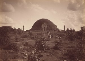 General View of Sanchi Stupa from North