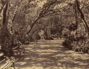 Sookh-Vilas Palace Garden by Lala Deen Dayal