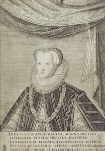 Anna Habsburg, Queen of Poland by Lambert Cornelis