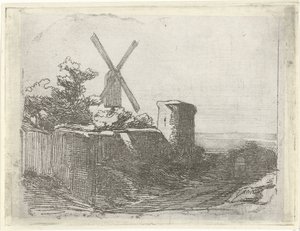 Ruin with Mill