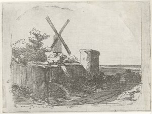 Ruin with Mill
