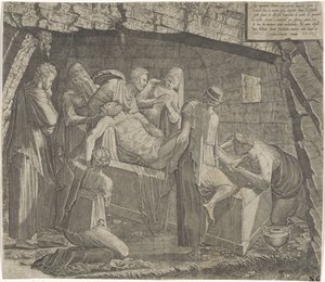 Entombment of Christ by Lambertus Suavius