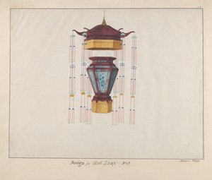 Design for a Hall Lamp, ca. 1800-1810