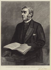 Celebrities of the Day, the Right Honourable George J Goschen, MP