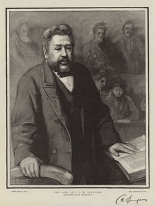 The Late Reverend C H Spurgeon by Lance Calkin
