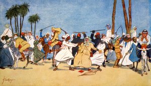 The Battle of the Nile, 1908 by Lance Thackeray