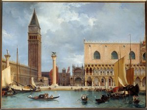 View of Part of the Ducal Palace and Piazzetta of Venice