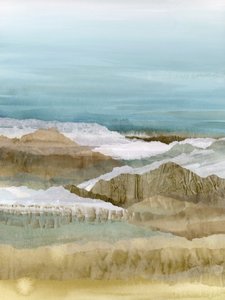 Abstract Mountain Layers