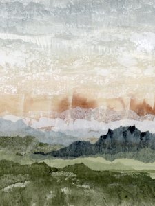 Layered Mountain Landscape