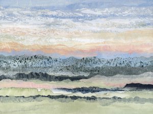 Serene Layered Landscape by Lara Eckerman