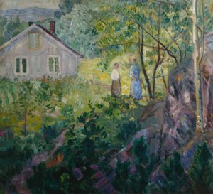 Two Women in the Garden