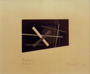 Untitled (Constructivist Composition) by Laszlo Moholy Nagy