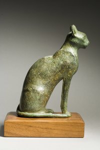 Cat, Late Dynastic Period, 664-332 BC by Late Period Egyptian
