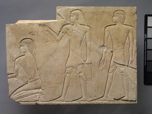 Priests Performing Funeral Rites, circa 667-647 BC by Late Period Egyptian