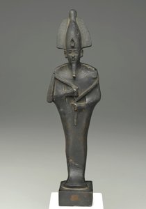 Standing mummiform figure of Osiris, 664-332 BC by Late Period Egyptian