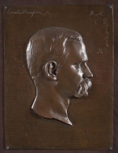 Portrait Relief of Dr. Stimson, c.1880 by Launt Thompson