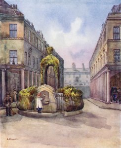 Bath Street and Mineral Water Fountain by Laura Annie Happerfield