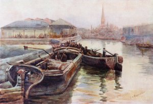 St Mary Redcliffe, from Princes Wharf by Laura Annie Happerfield