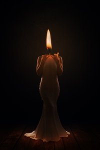 Ethereal Candle Figure