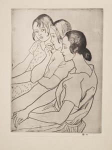 Country Girls, pub. 1927 by Laura Knight