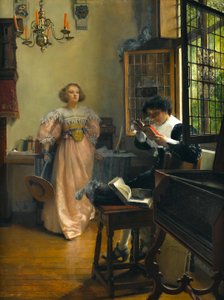 The Persistent Reader by Laura Theresa Alma Tadema