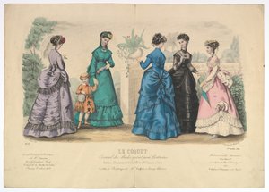 Le Coquet, No. 22, from Journal des Modes Spécial pour Couturières, July 1, 1869 by Laure Noel