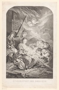 Adoration of the Shepherds by Laurent Cars