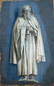 Saint Antoine the Great holding a bell