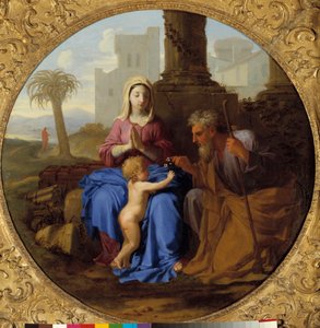Virgin and Child with Saint Joseph by Laurent de la Hyre