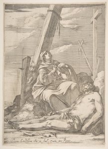 Christ and the Virgin at the Foot of the Cross by Laurent de la Hyre