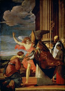 Saint Germanus of Auxerre and Saint Genevieve of Paris by Laurent de la Hyre