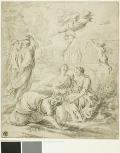 Study for Mercury and Herse by Laurent de la Hyre