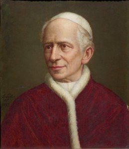 Portrait of the Pope Leo XIII by Laurenz Schäfer