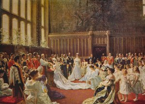 The Marriage of King George V, 1894, c1915 by Laurits Regner Tuxen